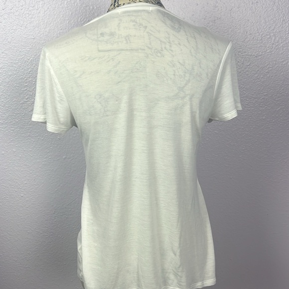 White Basic Layering Tee - Picture 4 of 5